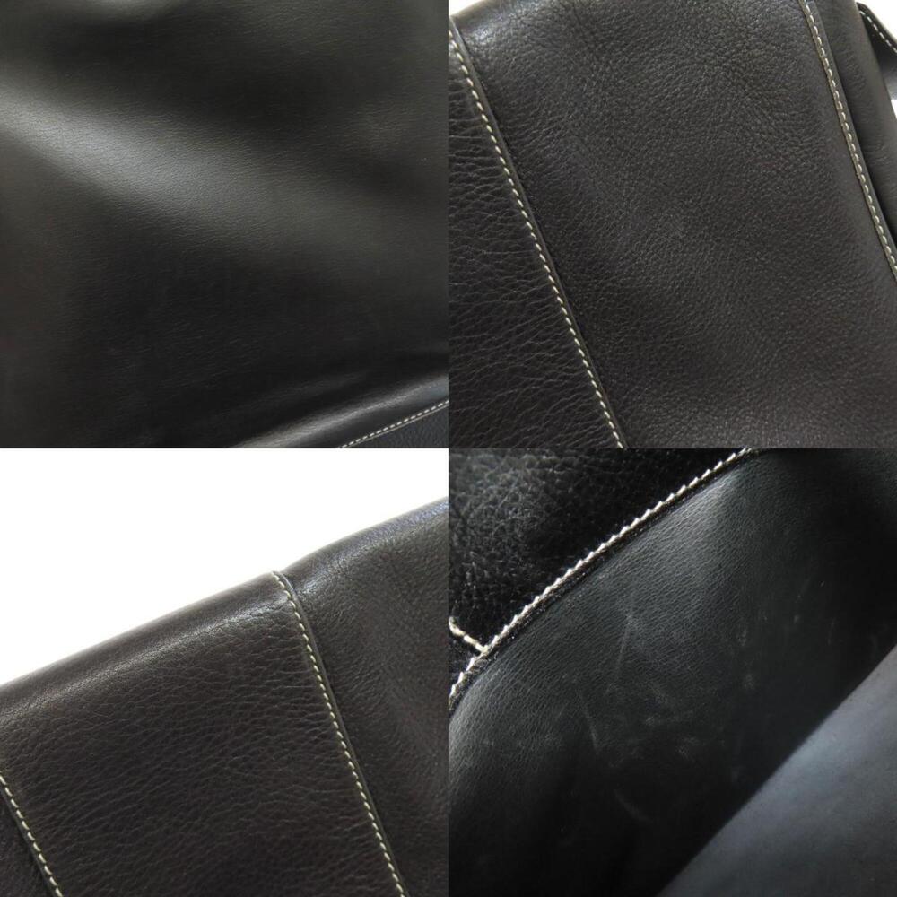 CHRISTIAN DIOR Black Leather Shoulder Bag - Picture 7 of 11